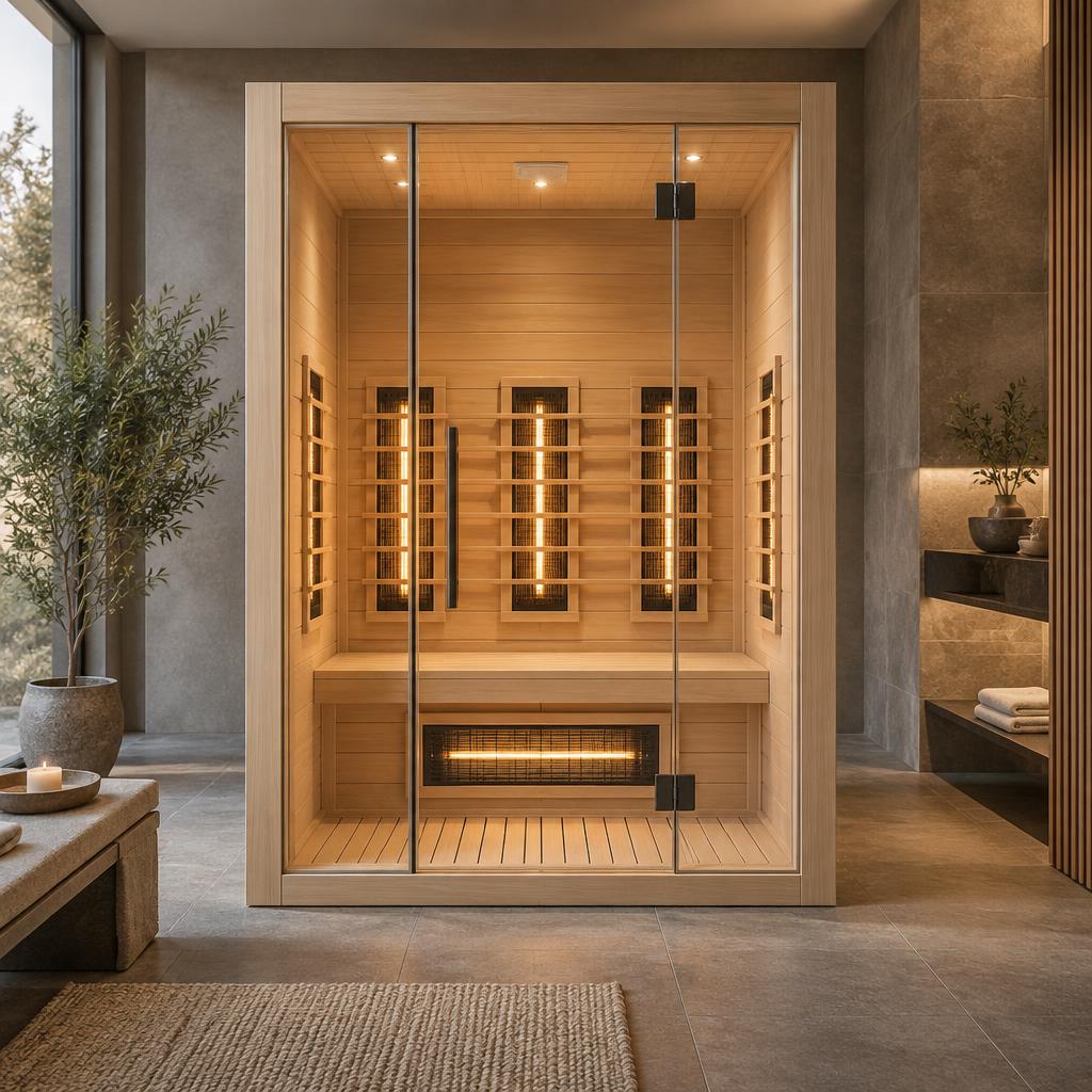 Infrared sauna for home wellness